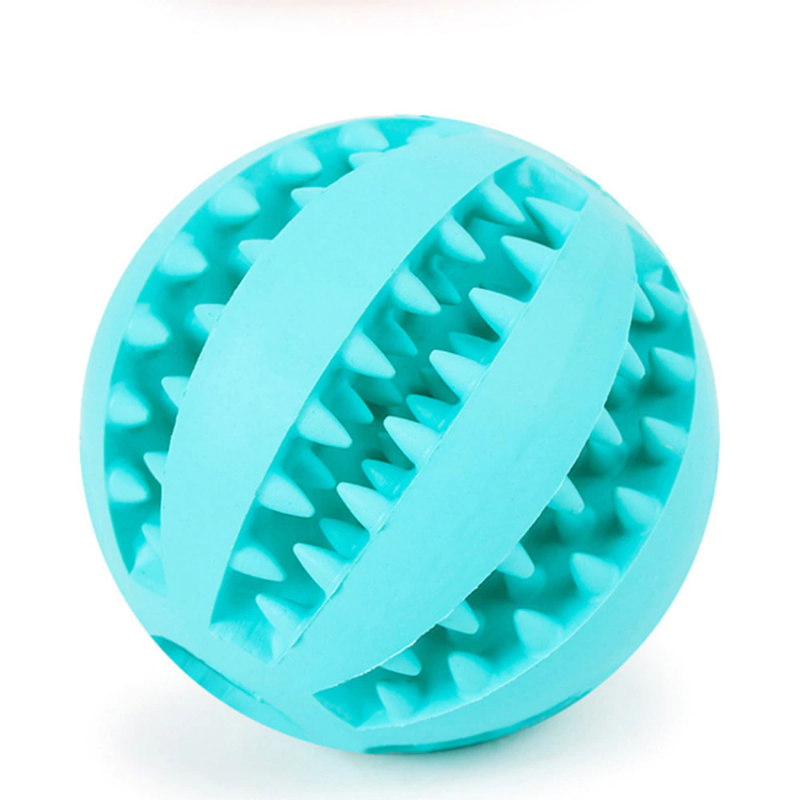 Pet Dog Ball Toy For Tooth Cleaning Snack