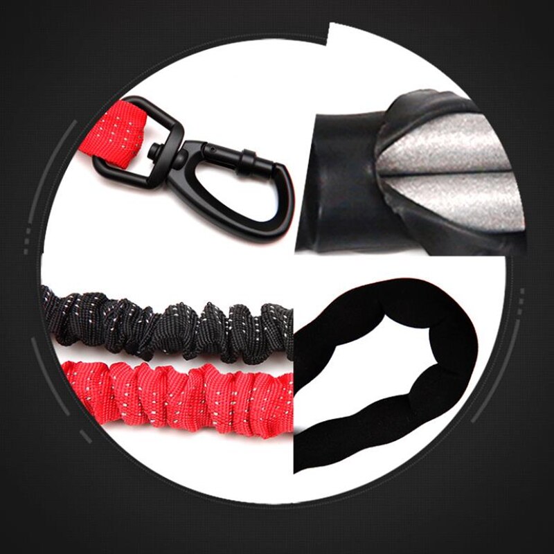 Heavy Duty Large Dog Leash Elasticity Bungee Dog Training Leash NO PULL Pet Running Walking Lead Rope Nylon Medium Big Dogs