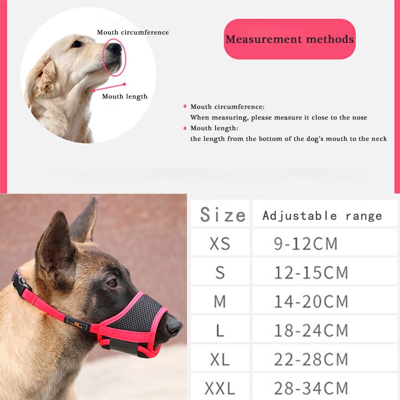 Anti Barking Dog Muzzle Mask