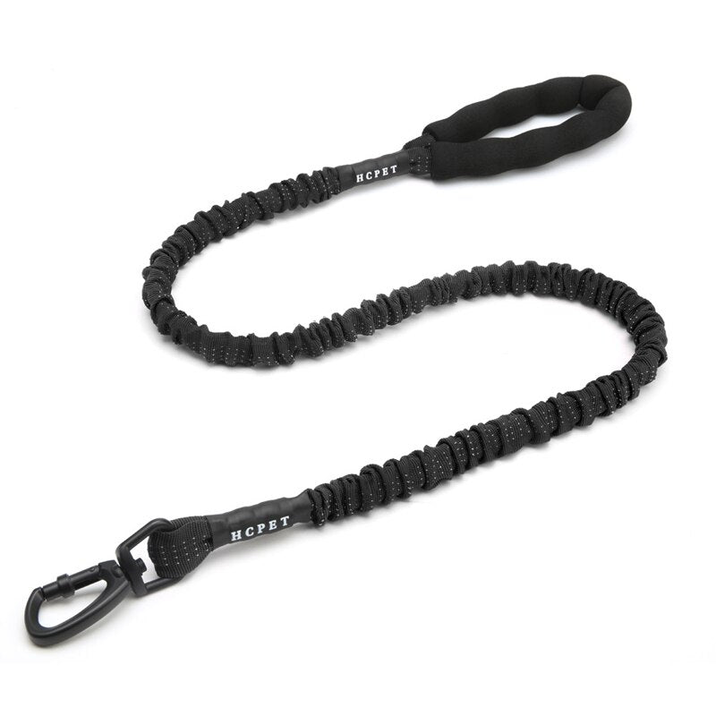 Heavy Duty Large Dog Leash Elasticity Bungee Dog Training Leash NO PULL Pet Running Walking Lead Rope Nylon Medium Big Dogs