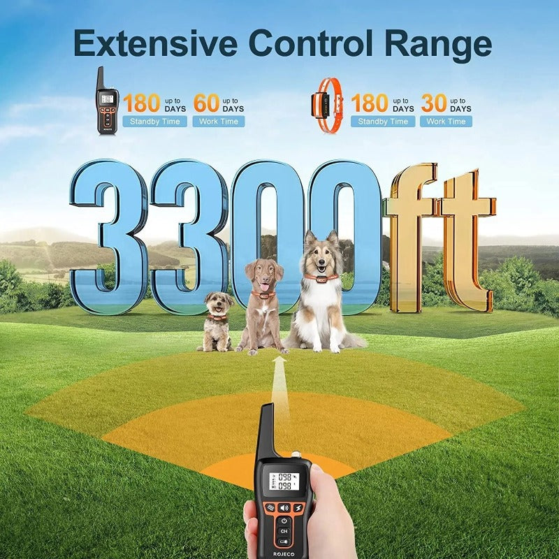 1000m Remote And Rechargeable Dog Collar Dog Training Collar Shock Collar For Dogs