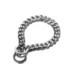 Gold Stainless Steel P Chain Slip Dog Collar Metal Training Choke Collar for Large Breed Dogs