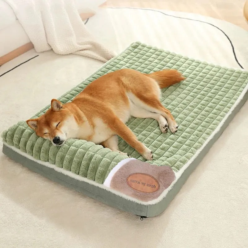 1pc Thick Deep Sleep Pet Dog Bed Removable Washable Dog Mat