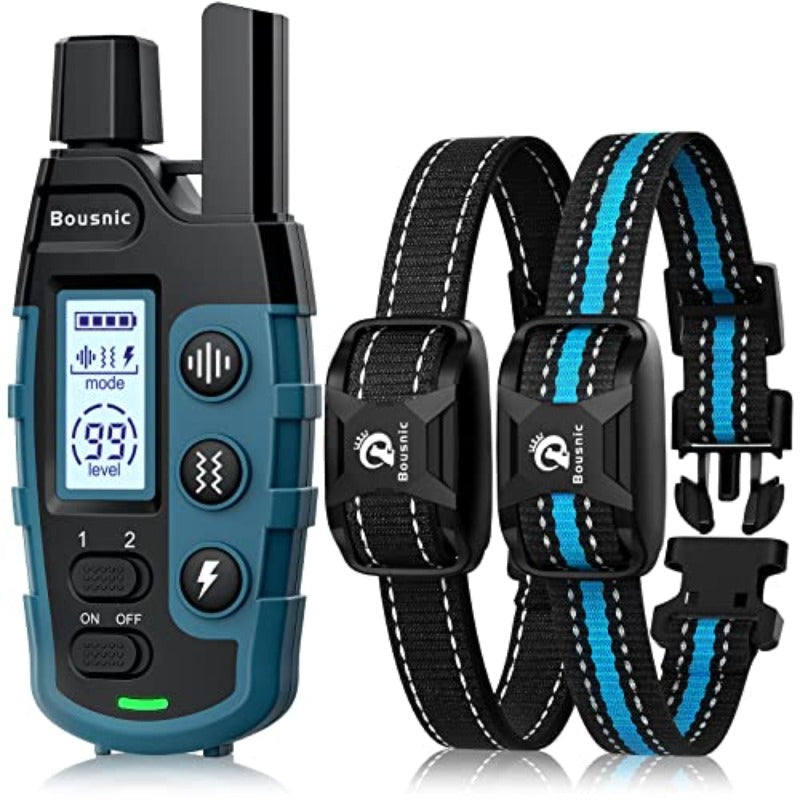 3300Ft Dog Shock Collar With Rechargeable Remote Waterproof E Collar with Beep Vibration