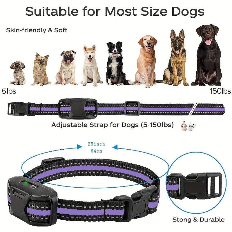 3300Ft Dog Shock Collar With Rechargeable Remote Waterproof E Collar with Beep Vibration