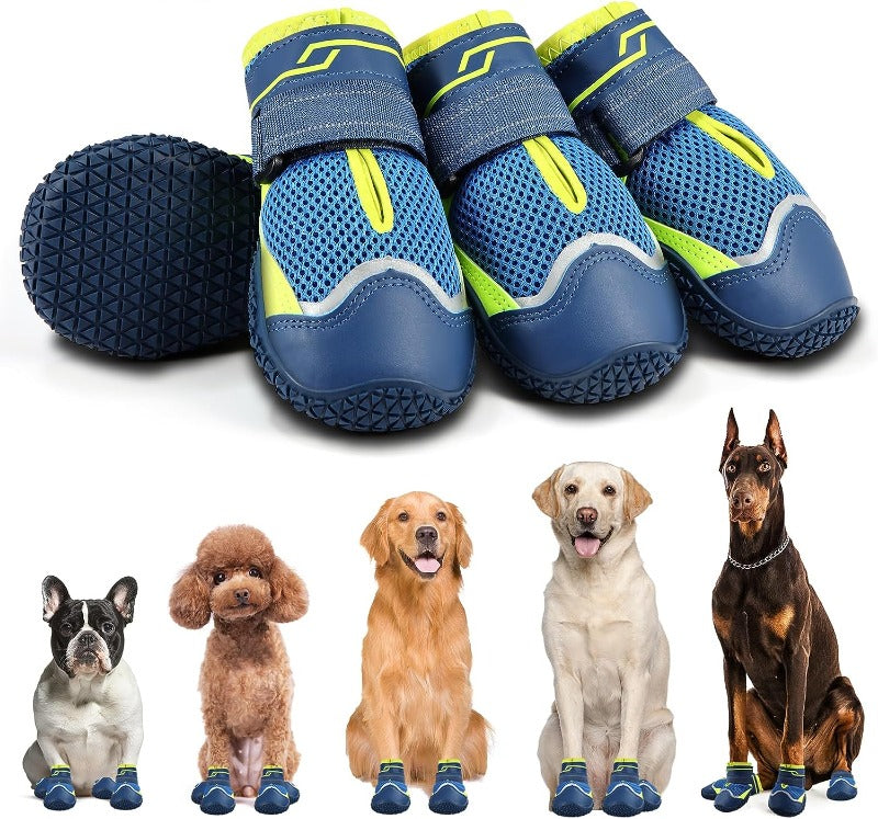 Dog Shoes Set Dog Boots For Small Dogs Breathable Anti Slip Sole