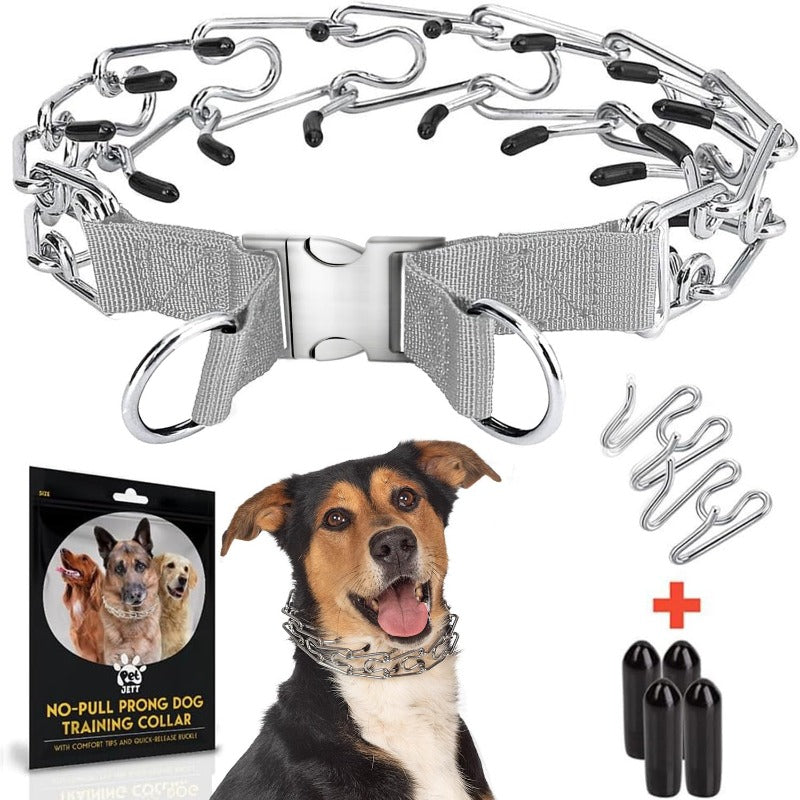 Adjustable No Pull Dog Traning Ｃollar with Buckle