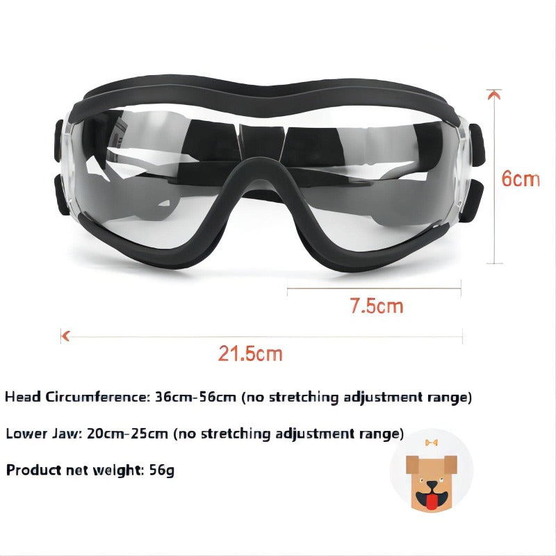 Adjustable Pet Dog Goggles Sunglasses Anti-UV Sunglasses Waterproof Windproof Sunglasses