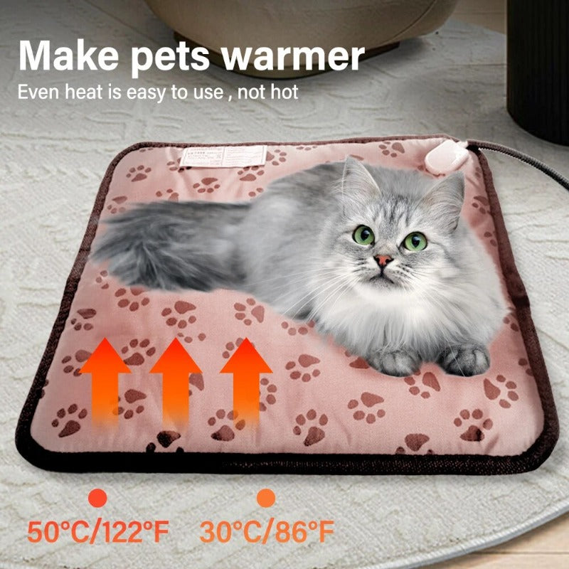 Adjustable Pet Heating Pad Blanket Waterproof Dog Electric Heated Mat