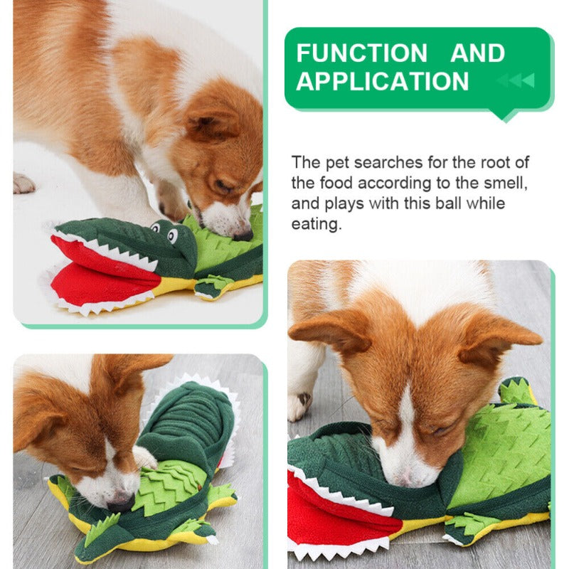Alligator Dog Toy Plush Pet SniffingToy