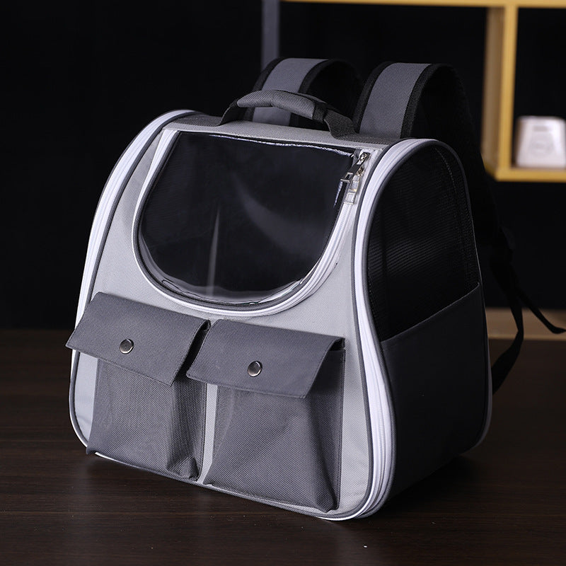 Transparent Space Cat Bag Breathable Pet Carriers Backpack