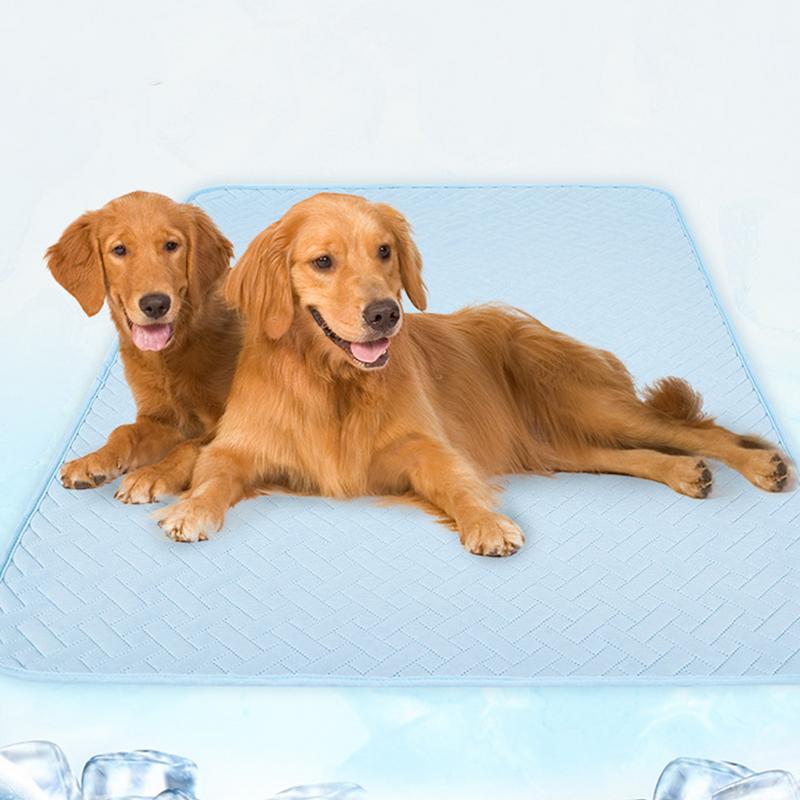 Dog Cooling Pad Puppy Hot Weather Cooler Mat Pet Supplies