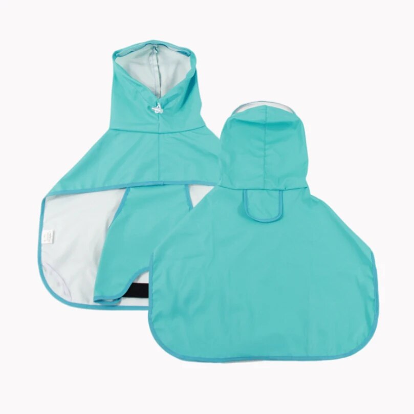 Dog Raincoat Waterproof Soft PU Breathable Dog Rain Jacket With Hood