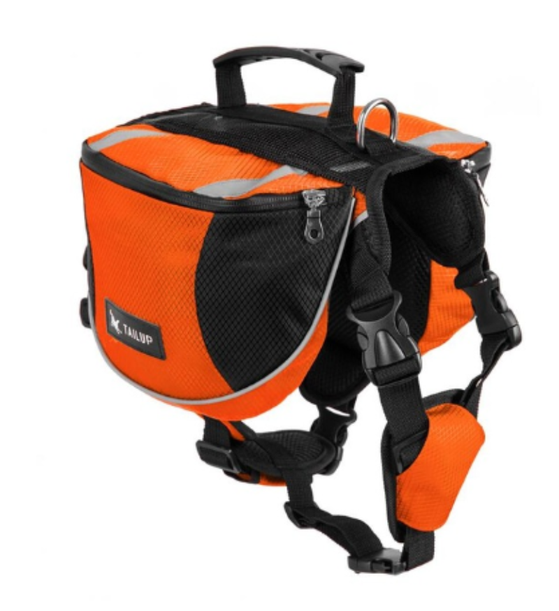 Dog Backpack Travel Hiking Knapsack Saddle Bag Outdoor Portable Backpack Travel Harness