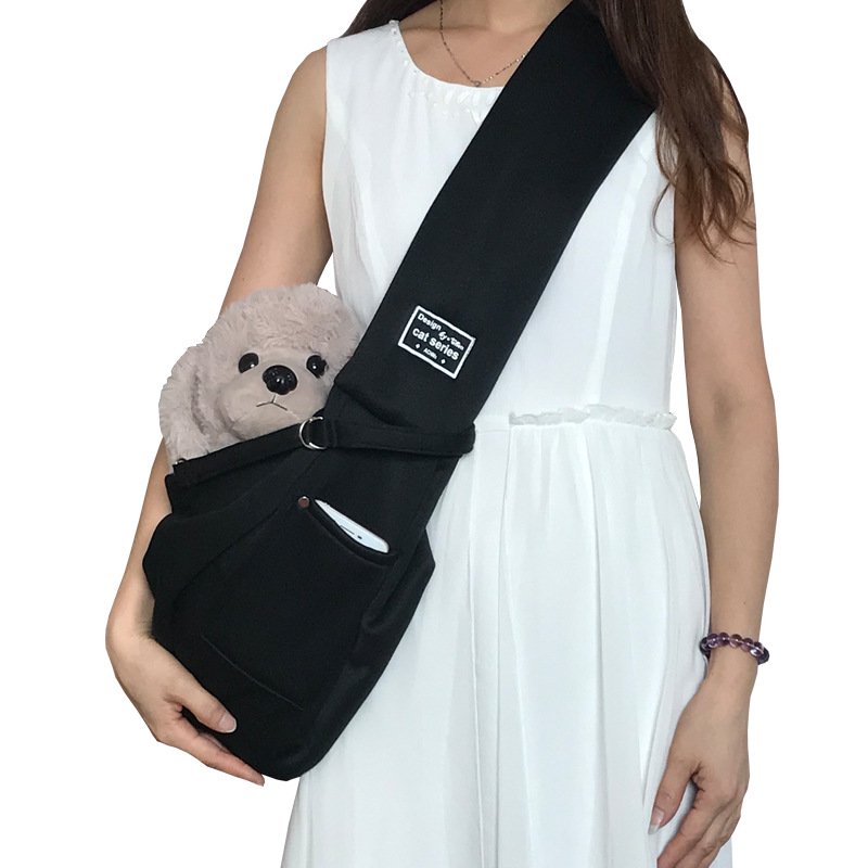Pet Dog Bag Out Crossbody Shoulder Bag Dog Carrier Bag With Pocket