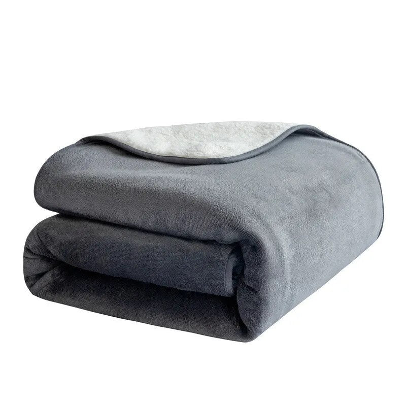 Dog Blanket Quilt Pet Bed Cashmere Waterproof Thickened Cat Dog Pad
