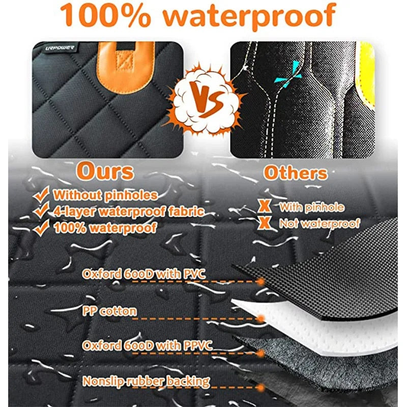 Dog Car Seat Cover Waterproof Pet Dog Carriers Travel Mat Hammock