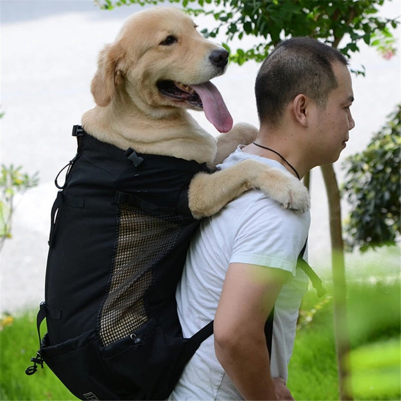 Dog Carrier Bag Pet Double Shoulder Traveler Backpack
