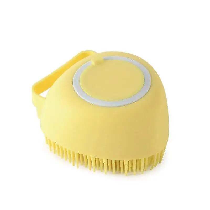 Dog Cat Bath Massage Pet Dog Brush Silicone Bath Brush