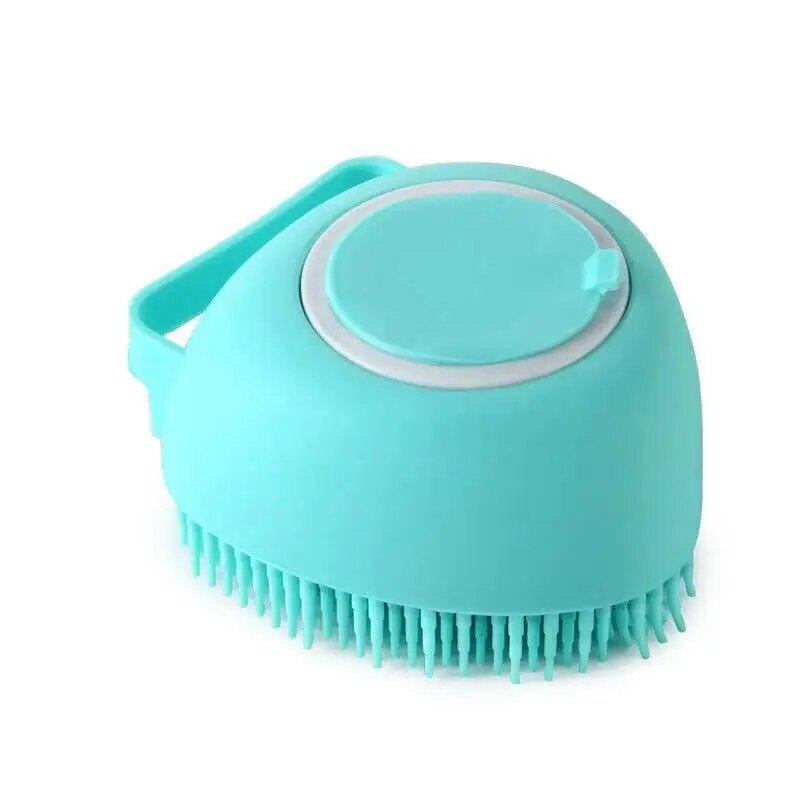 Dog Cat Bath Massage Pet Dog Brush Silicone Bath Brush