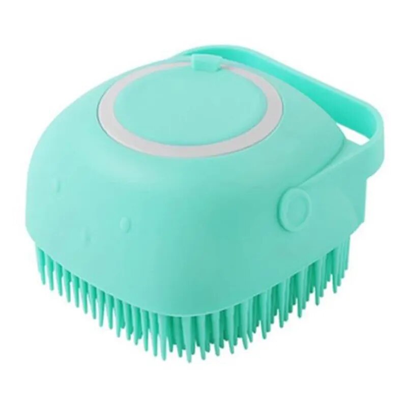 Dog Cat Bath Massage Pet Dog Brush Silicone Bath Brush