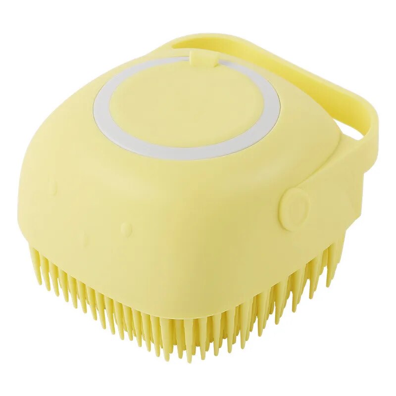 Dog Cat Bath Massage Pet Dog Brush Silicone Bath Brush