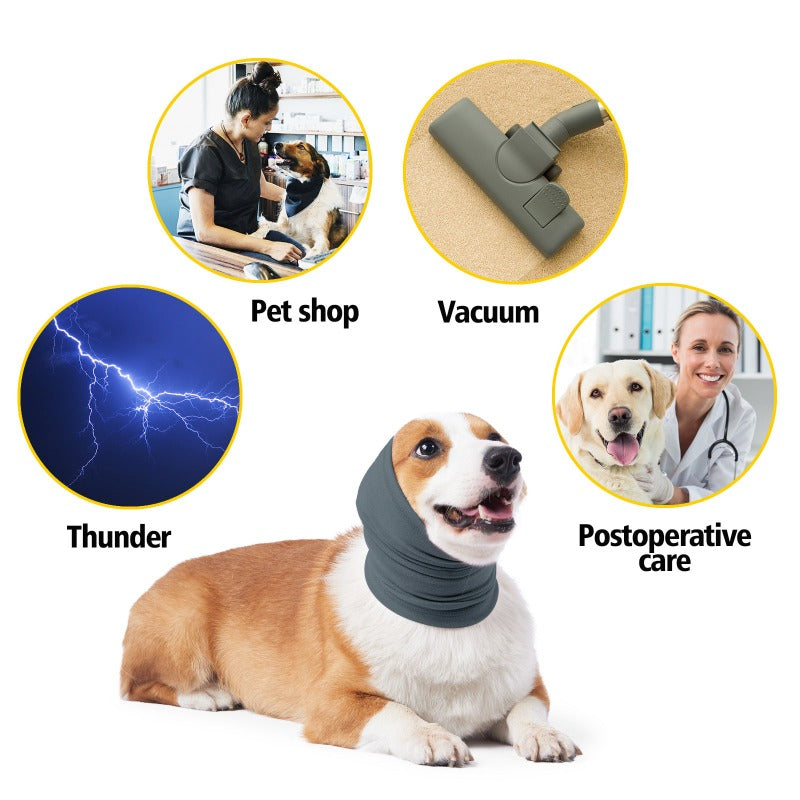 Dog Cat Scarf Pet Snood Soft Warm Pet Ear Cover Windproof Resistant Snood Head