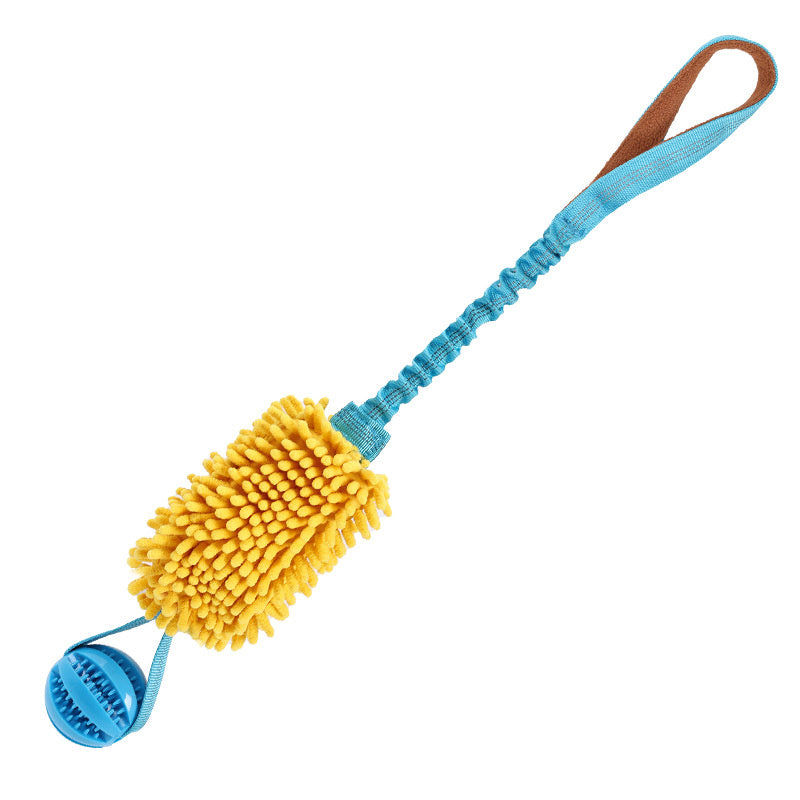 Dog Chew Rope Colorful Dog Tug Toy Elastic Drawstring Pet Chew Toy