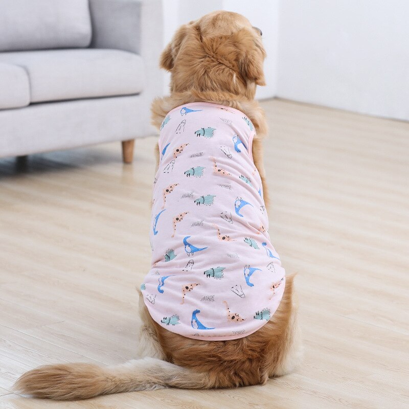Summer Dog Clothes Anti-hair Loss Sunscreen  Vest Clothing