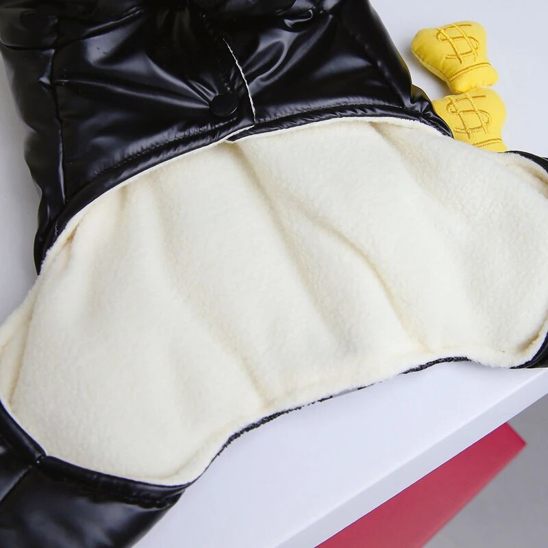 Dog Coat Windproof Jacket 4 Legs Warm Dog Jumpsuit