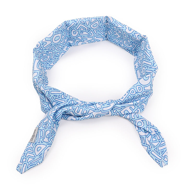 Dog Cool Bandanas Detachable and Washable Dog Cooling Scarf