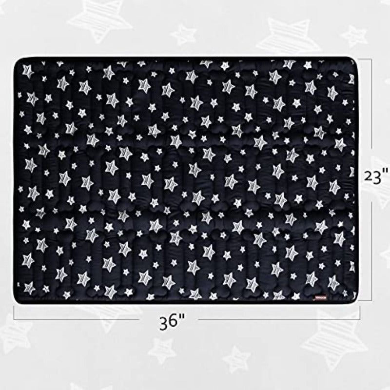 Anti-Slip Bottom Dog Crate Mat Machine Washable Soft Dog Bed Mat