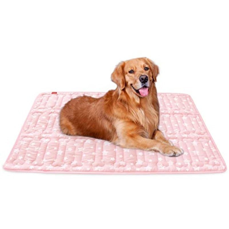 Anti-Slip Bottom Dog Crate Mat Machine Washable Soft Dog Bed Mat