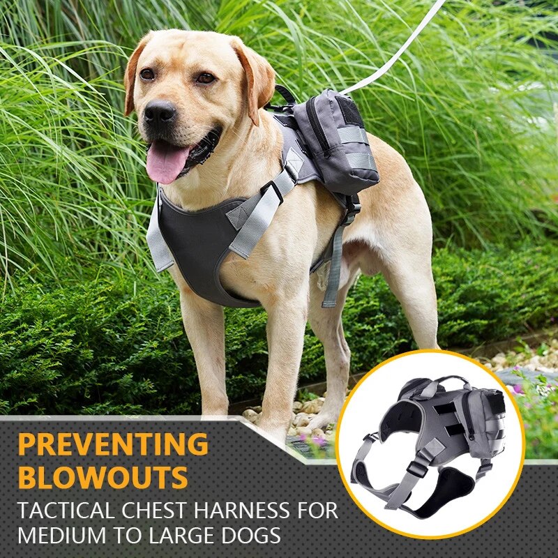 Dog Harness Vest Adjustable Pet Chest Strap Harness Reflective