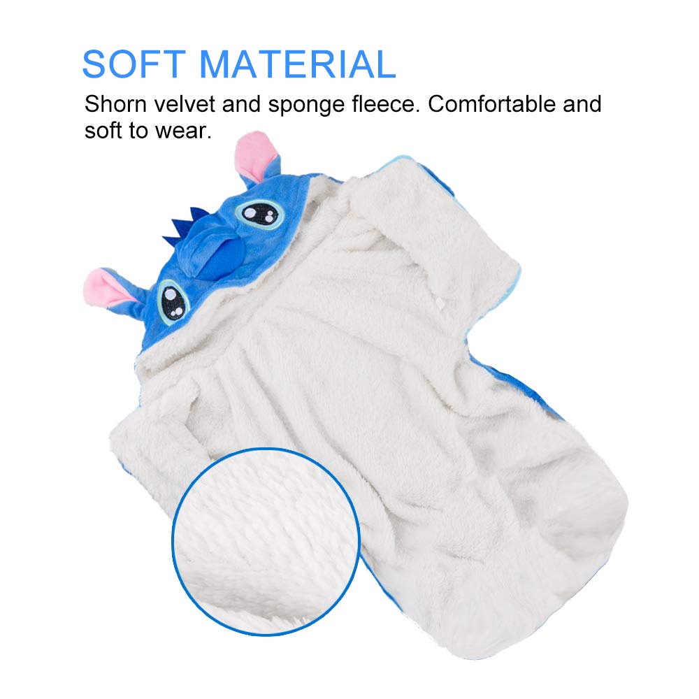 Dog Hoodie Dog Halloween Costume Xmas Pajamas Outfit Pet Coat