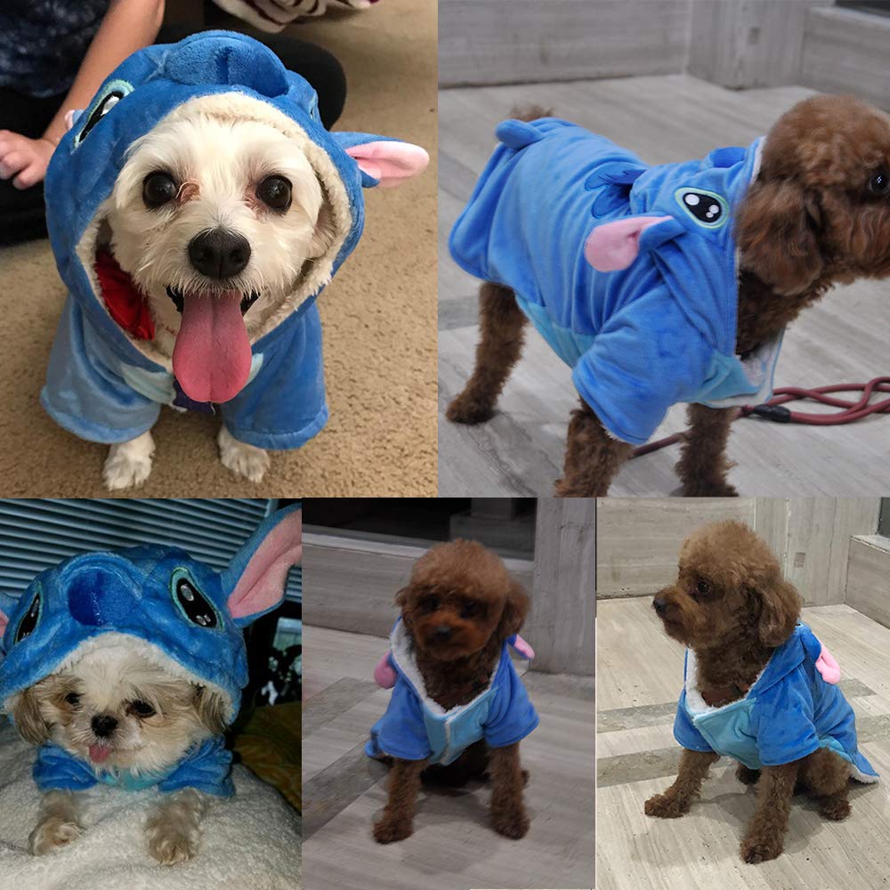 Dog Hoodie Dog Halloween Costume Xmas Pajamas Outfit Pet Coat