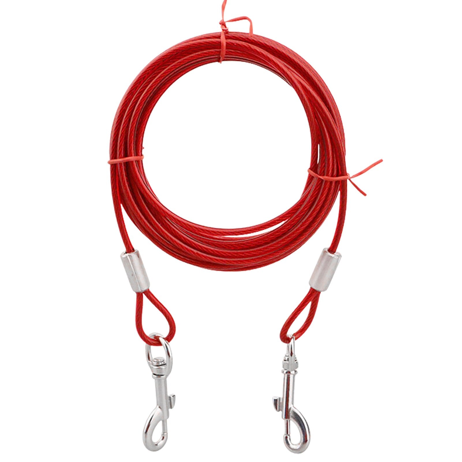 Dog Tie Out Cable Steel Wire Dog Lead Splitter Dog Double Leash