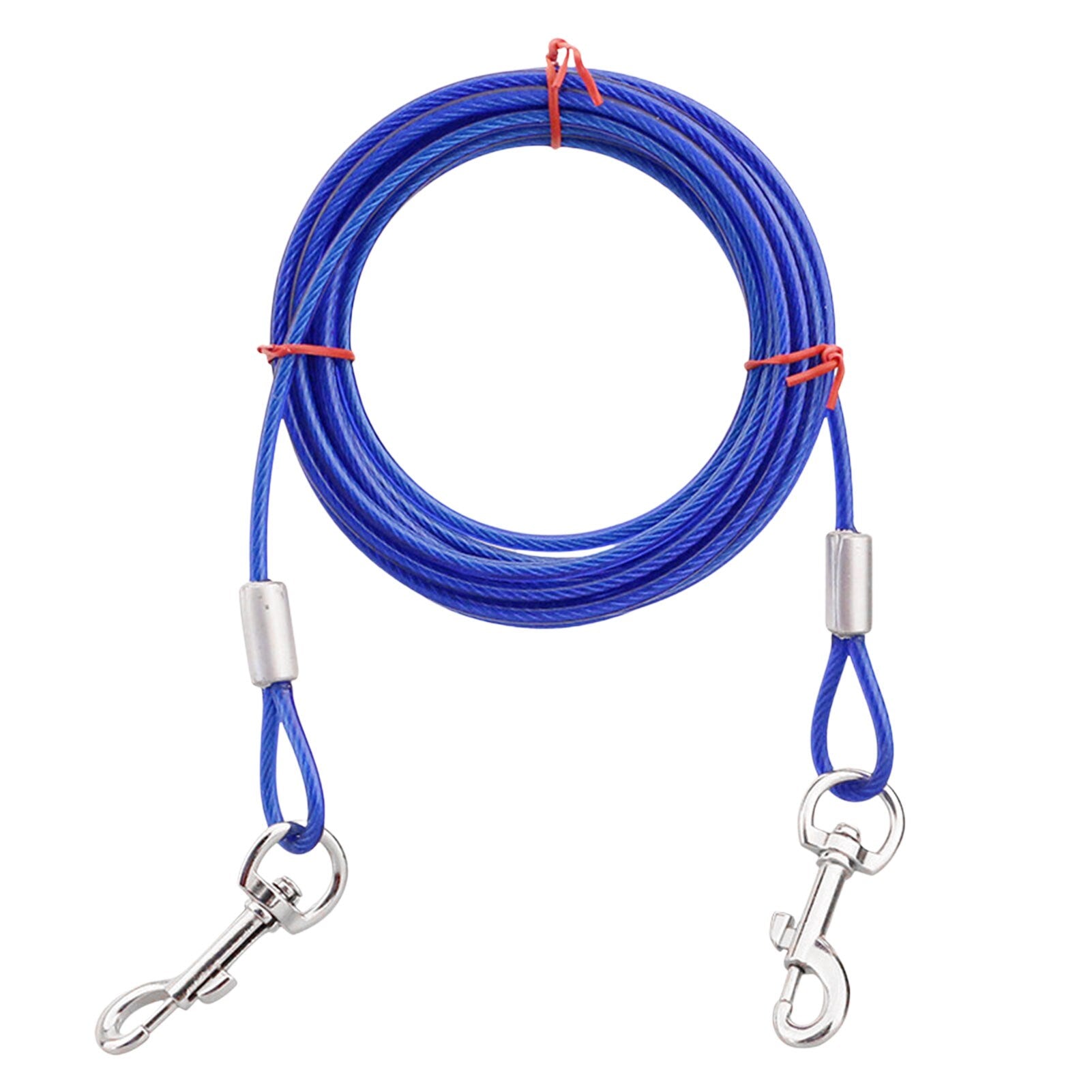 Dog Tie Out Cable Steel Wire Dog Lead Splitter Dog Double Leash