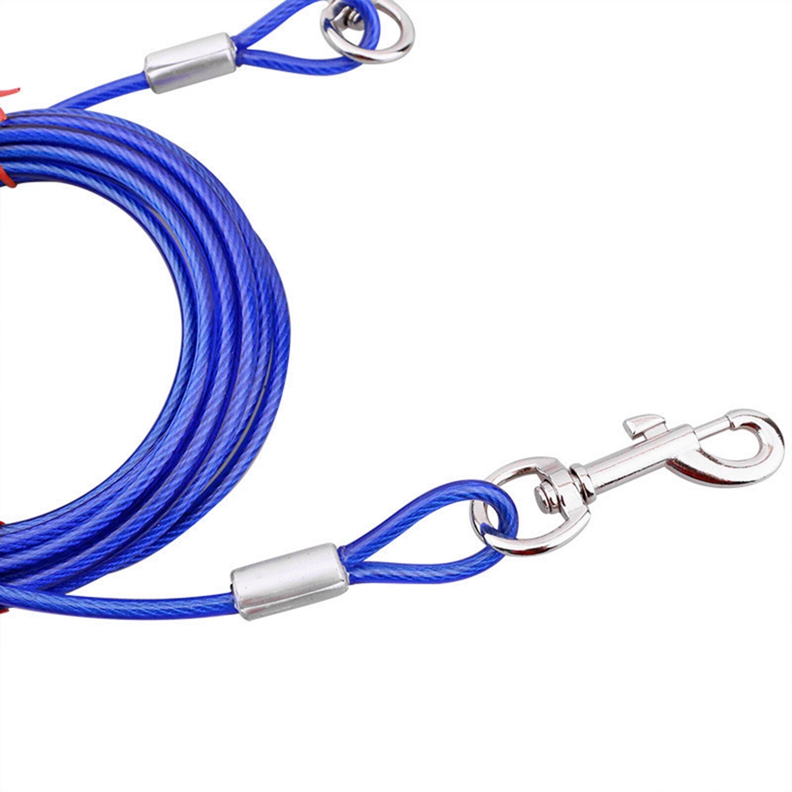 Dog Tie Out Cable Steel Wire Dog Lead Splitter Dog Double Leash