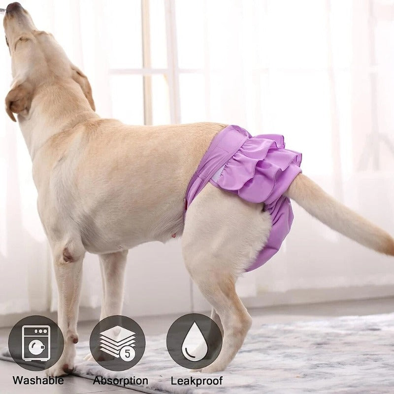 Dog Panties Diapers Reusable Washable Female Dogs Physiological Pant