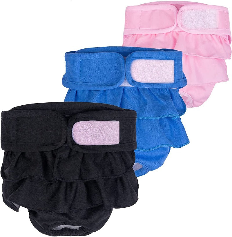 Dog Panties Diapers Reusable Washable Female Dogs Physiological Pant