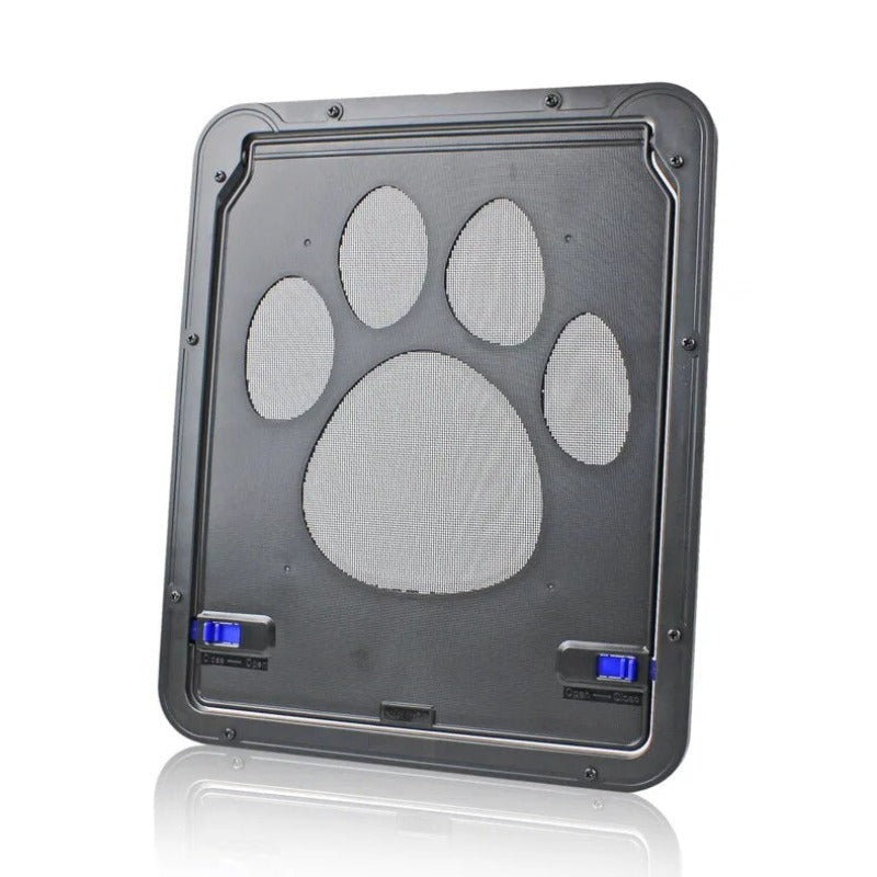 Dog Paw Print Door Cat and Dog Anti Bite Door Suitable for Small and Medium-Sized Dogs and Cats