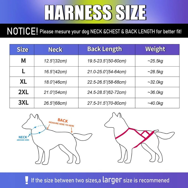 Dog Sled Harness Reflective Dog Weight Pulling Harnesses