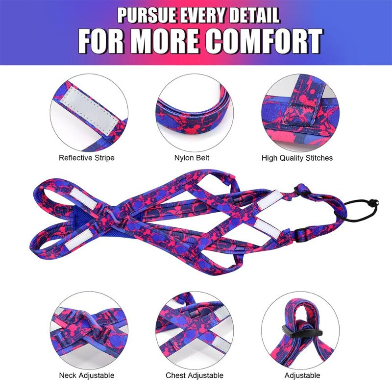 Dog Sled Harness Reflective Dog Weight Pulling Harnesses