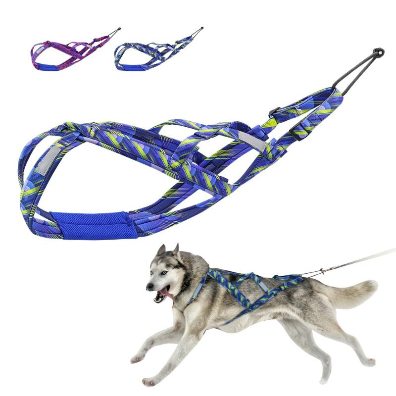 Dog Sled Harness Reflective Dog Weight Pulling Harnesses