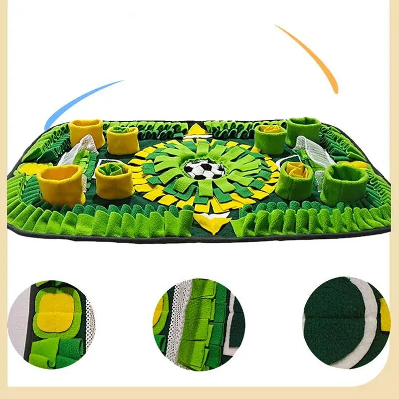 Dog Sniff Mat Dog Sniffing Pad Football Stadium Design Interactive Feed Game