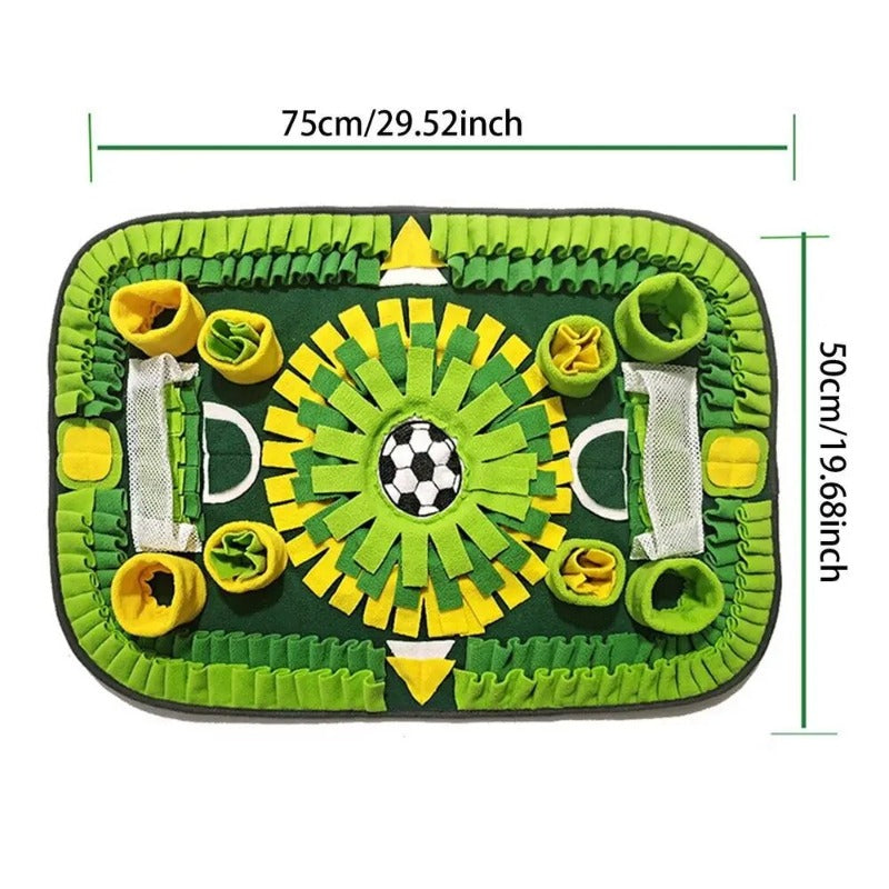 Dog Sniff Mat Dog Sniffing Pad Football Stadium Design Interactive Feed Game