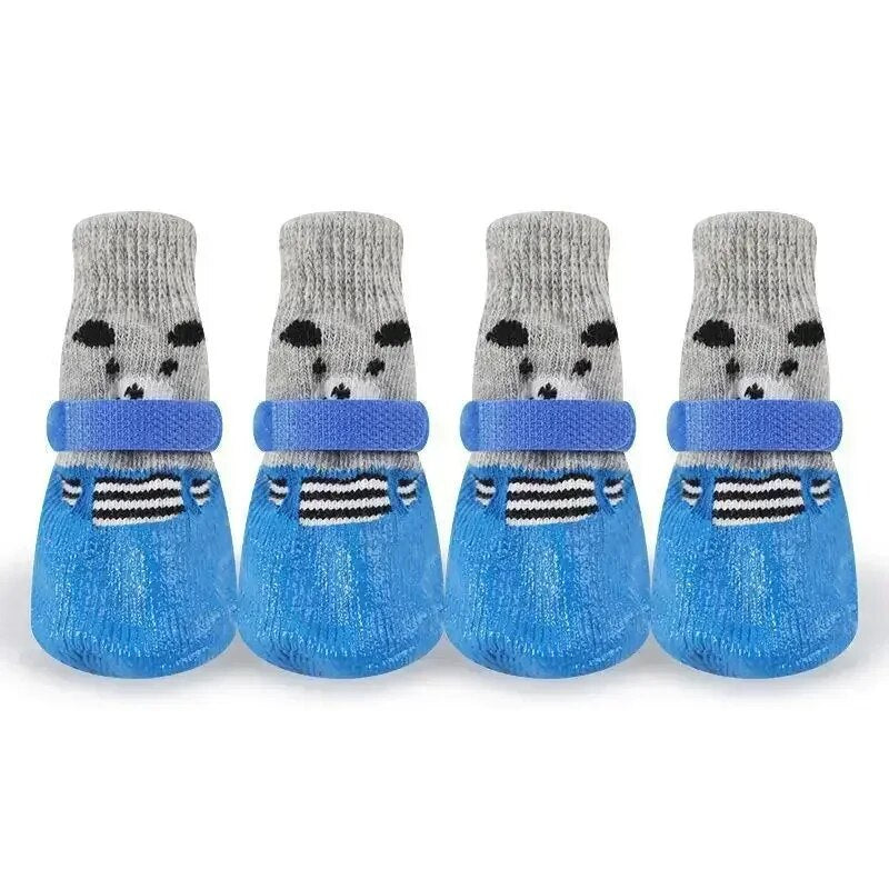 Dog Socks Waterproof Cat Shoes Scratch-proof Foot Covers