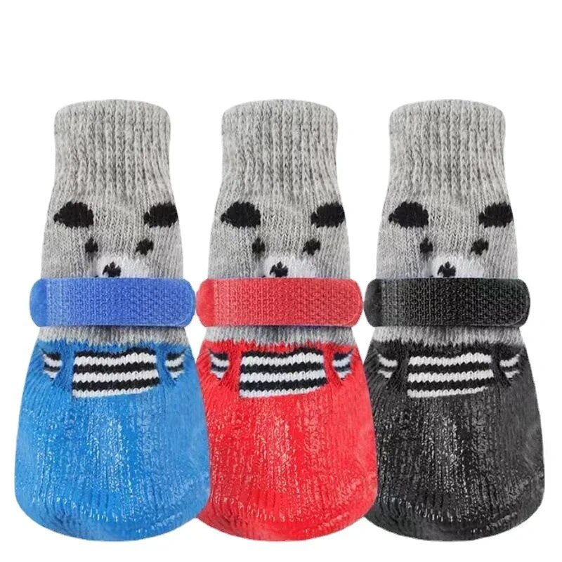 Dog Socks Waterproof Cat Shoes Scratch-proof Foot Covers