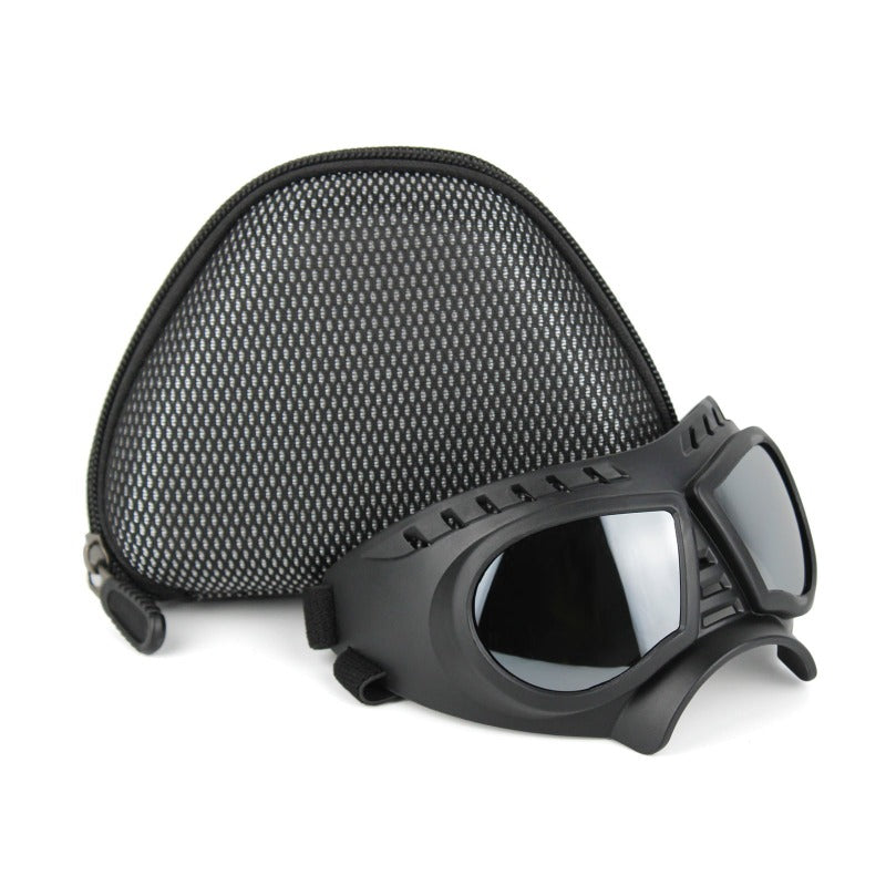 Dog Sunglasses Dog UV Windproof Snowproof Mask With Soft Frame Adjustable Straps For Small Breed Dog Goggles
